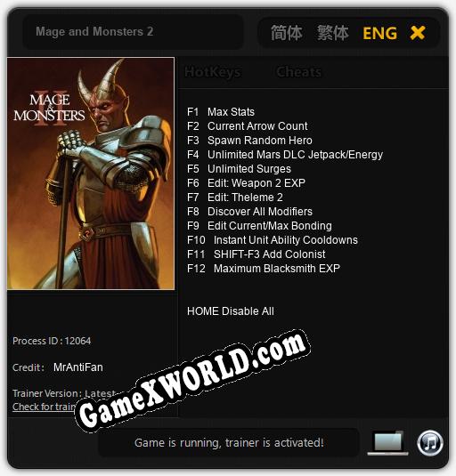 Mage and Monsters 2: ТРЕЙНЕР И ЧИТЫ (V1.0.69)