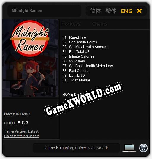Midnight Ramen: ТРЕЙНЕР И ЧИТЫ (V1.0.25)
