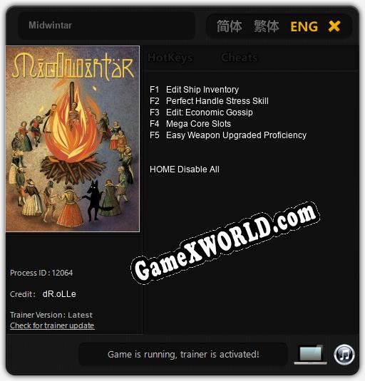 Midwintar: ТРЕЙНЕР И ЧИТЫ (V1.0.39)