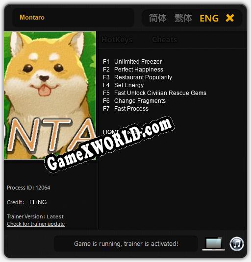 Трейнер для Montaro [v1.0.4]