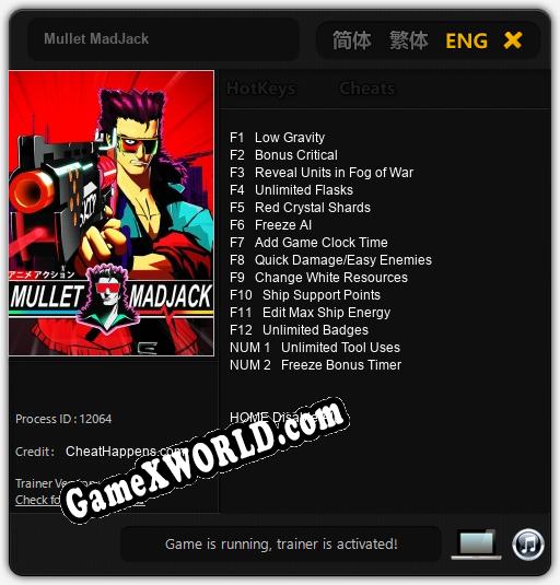 Mullet MadJack: Читы, Трейнер +14 [CheatHappens.com]