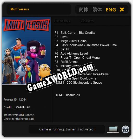 Multiversus: Трейнер +13 [v1.3]