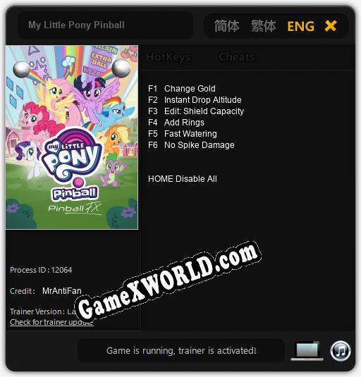 My Little Pony Pinball: ТРЕЙНЕР И ЧИТЫ (V1.0.95)