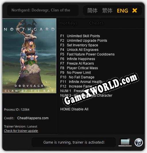 Northgard: Dodsvagr, Clan of the Rat: Читы, Трейнер +14 [CheatHappens.com]