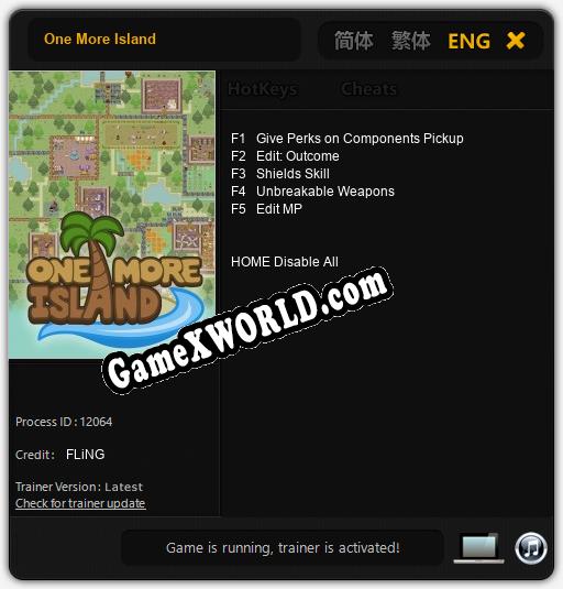 One More Island: Трейнер +5 [v1.8]