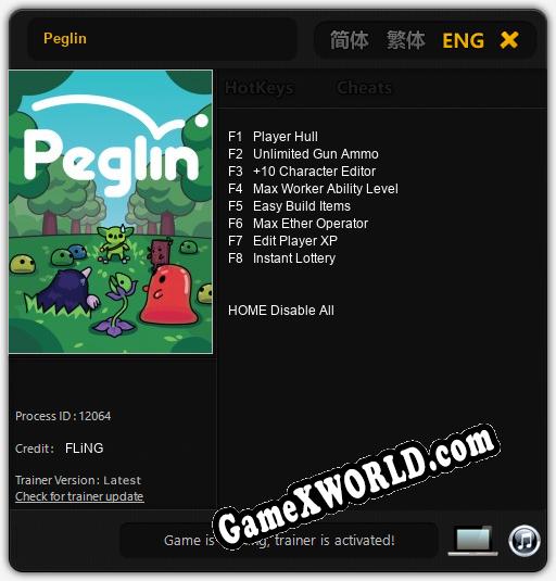 Peglin: Читы, Трейнер +8 [FLiNG]