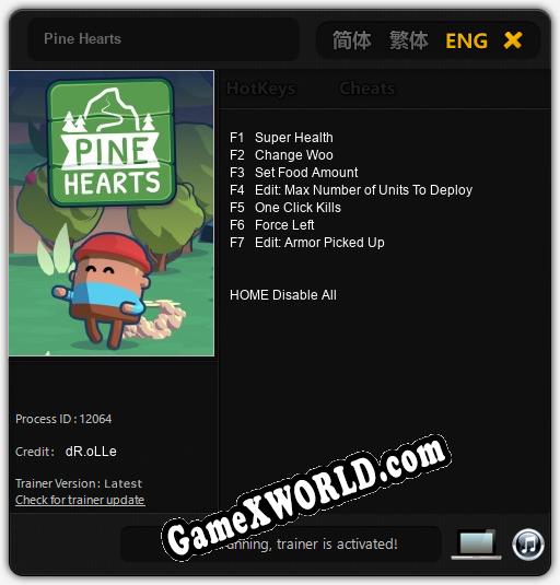 Трейнер для Pine Hearts [v1.0.6]