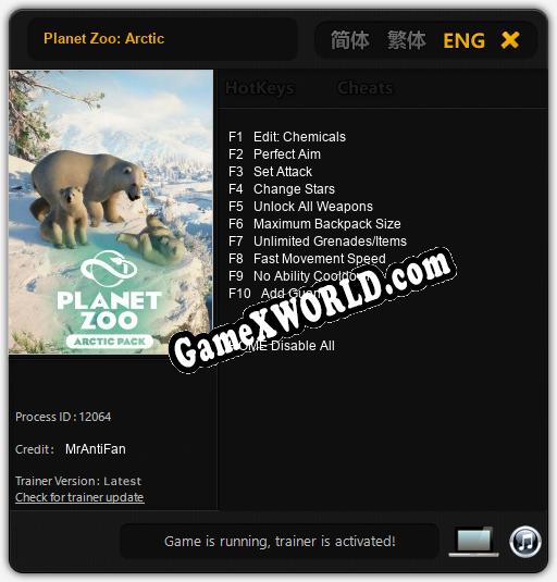 Planet Zoo: Arctic: Трейнер +10 [v1.2]