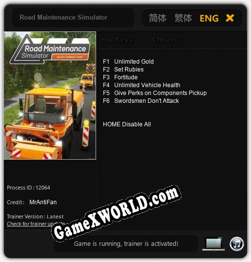 Road Maintenance Simulator: Читы, Трейнер +6 [MrAntiFan]