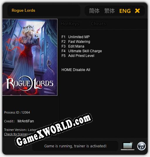 Rogue Lords: Читы, Трейнер +5 [MrAntiFan]