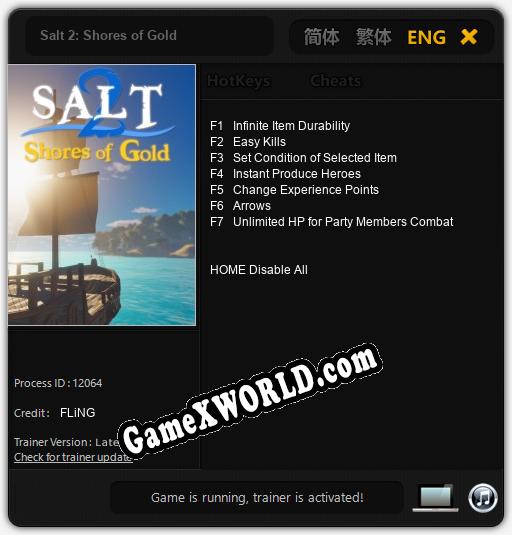 Salt 2: Shores of Gold: Читы, Трейнер +7 [FLiNG]