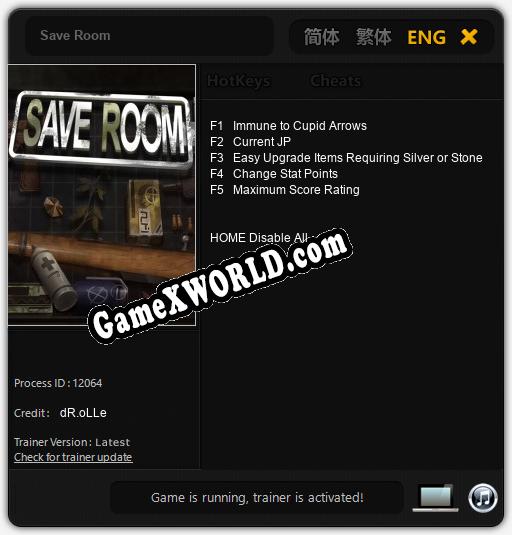 Save Room: Читы, Трейнер +5 [dR.oLLe]