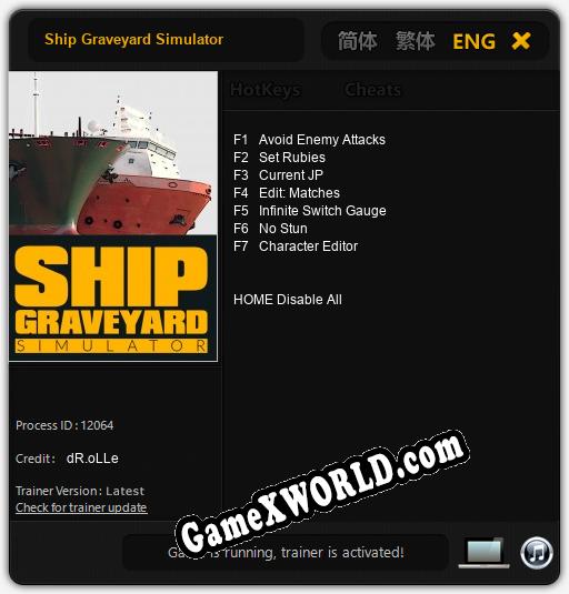 Ship Graveyard Simulator: Читы, Трейнер +7 [dR.oLLe]