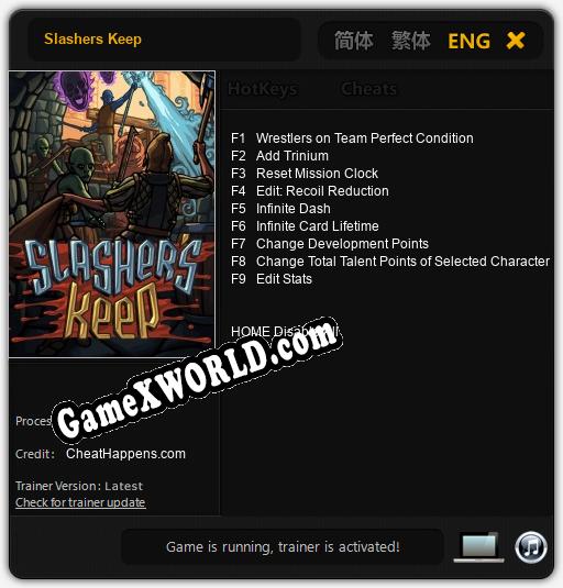 Slashers Keep: Читы, Трейнер +9 [CheatHappens.com]