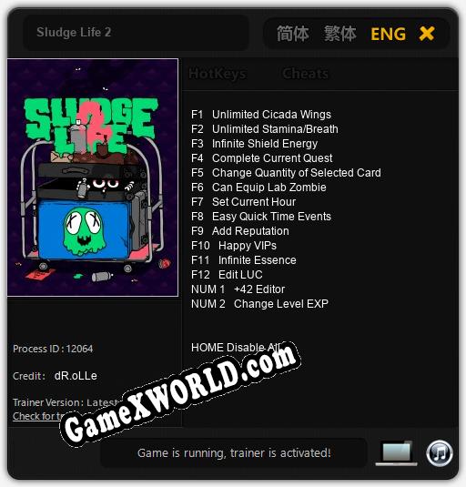 Sludge Life 2: ТРЕЙНЕР И ЧИТЫ (V1.0.70)