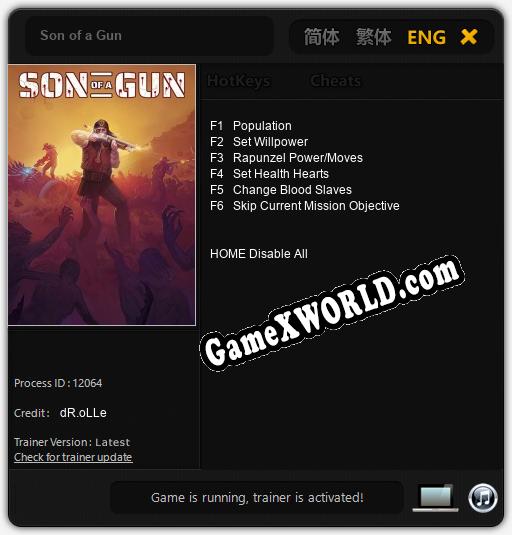 Трейнер для Son of a Gun [v1.0.3]