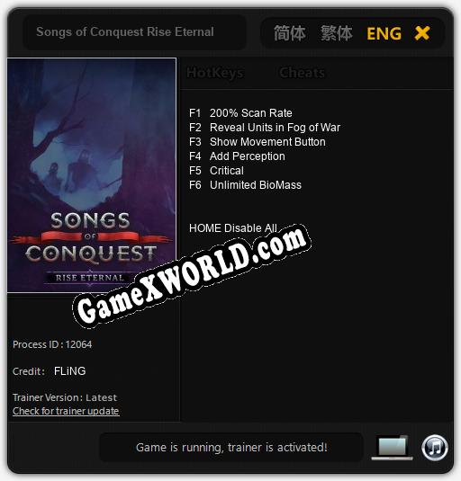 Songs of Conquest Rise Eternal: Читы, Трейнер +6 [FLiNG]