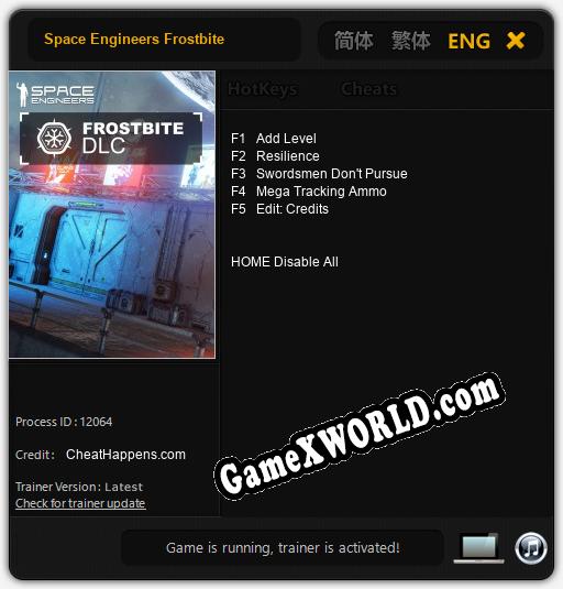 Space Engineers Frostbite: Трейнер +5 [v1.5]
