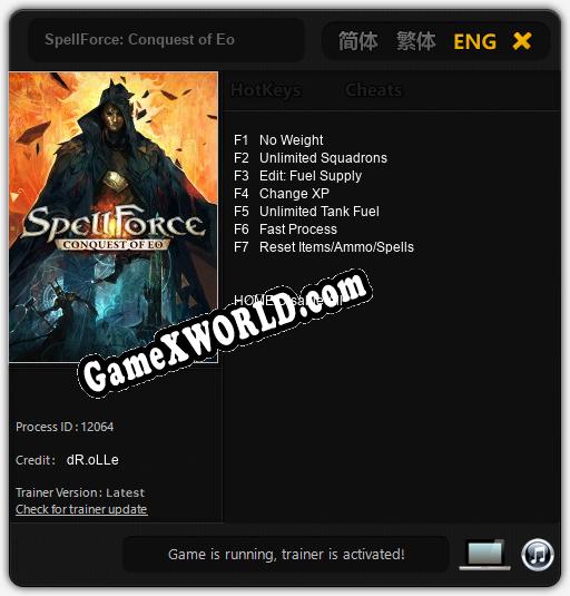 SpellForce: Conquest of Eo: Читы, Трейнер +7 [dR.oLLe]