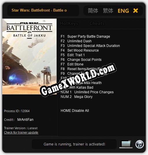 Star Wars: Battlefront - Battle of Jakku: Читы, Трейнер +14 [MrAntiFan]