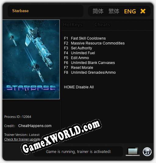 Starbase: Трейнер +6 [v1.8]