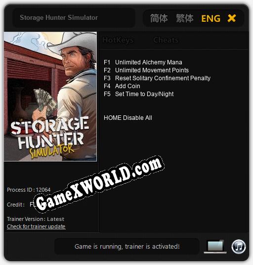 Storage Hunter Simulator: Читы, Трейнер +5 [FLiNG]