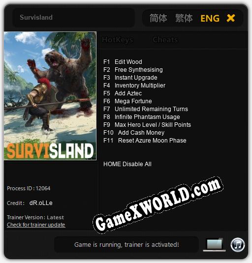 Survisland: ТРЕЙНЕР И ЧИТЫ (V1.0.78)