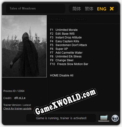 Tales of Meadows: Трейнер +10 [v1.5]