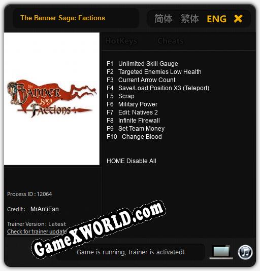 The Banner Saga: Factions: Читы, Трейнер +10 [MrAntiFan]
