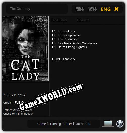 The Cat Lady: Трейнер +5 [v1.5]