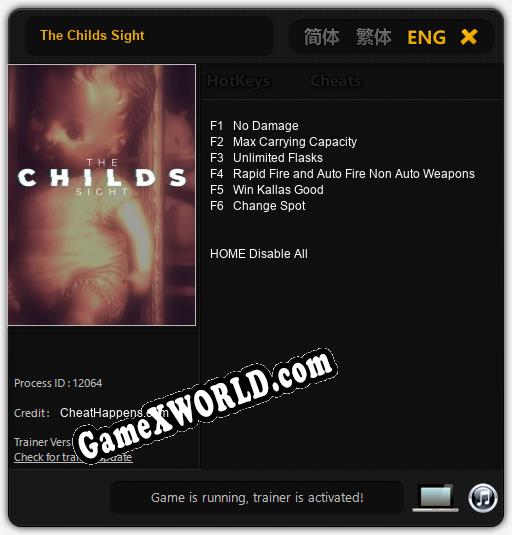 The Childs Sight: Читы, Трейнер +6 [CheatHappens.com]