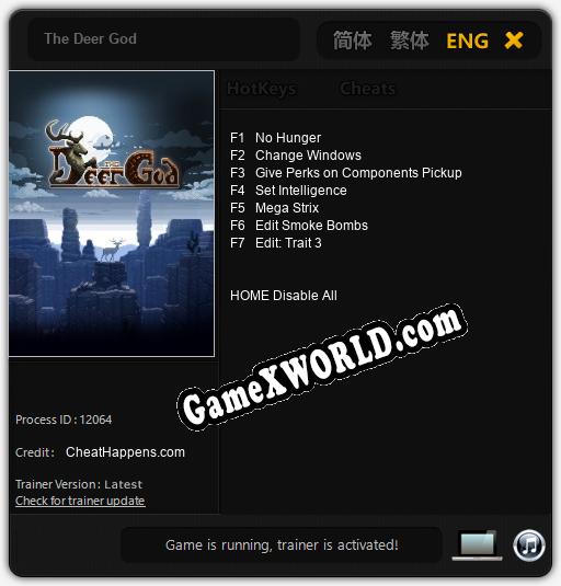 The Deer God: Трейнер +7 [v1.6]