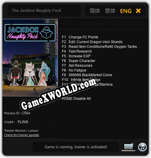 The Jackbox Naughty Pack: Трейнер +11 [v1.4]