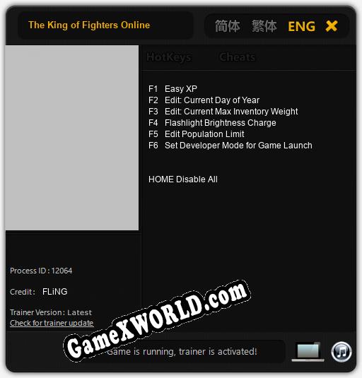 The King of Fighters Online: Трейнер +6 [v1.6]