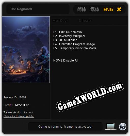 The Ragnarok: Трейнер +13 [v1.4]