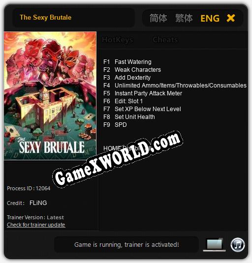 Трейнер для The Sexy Brutale [v1.0.3]