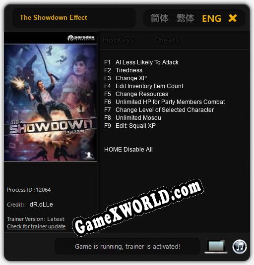 The Showdown Effect: ТРЕЙНЕР И ЧИТЫ (V1.0.14)
