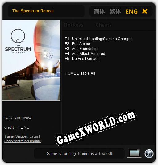 The Spectrum Retreat: Читы, Трейнер +5 [FLiNG]