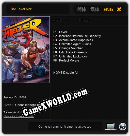 The TakeOver: ТРЕЙНЕР И ЧИТЫ (V1.0.25)