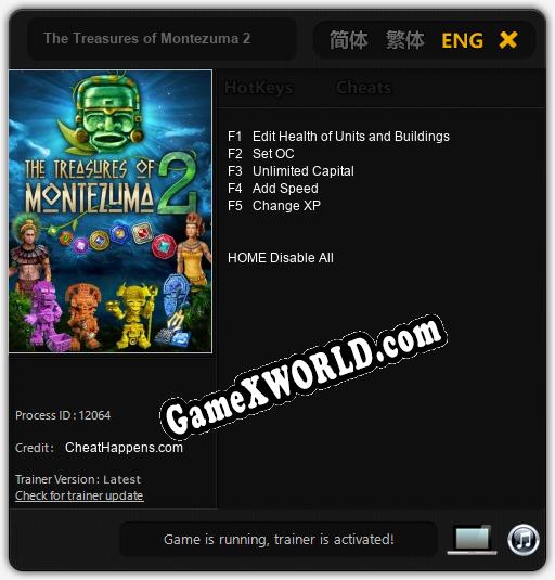 The Treasures of Montezuma 2: Читы, Трейнер +5 [CheatHappens.com]