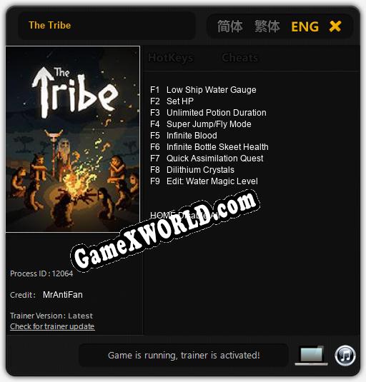 Трейнер для The Tribe [v1.0.2]