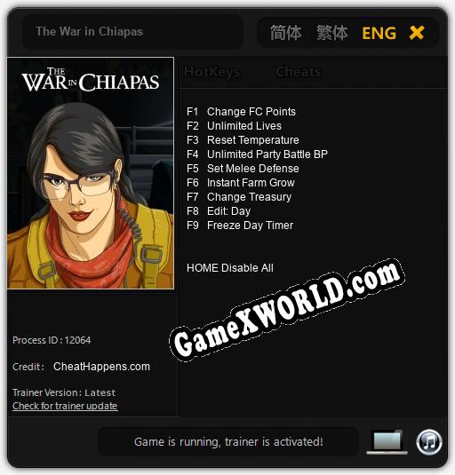 The War in Chiapas: ТРЕЙНЕР И ЧИТЫ (V1.0.79)