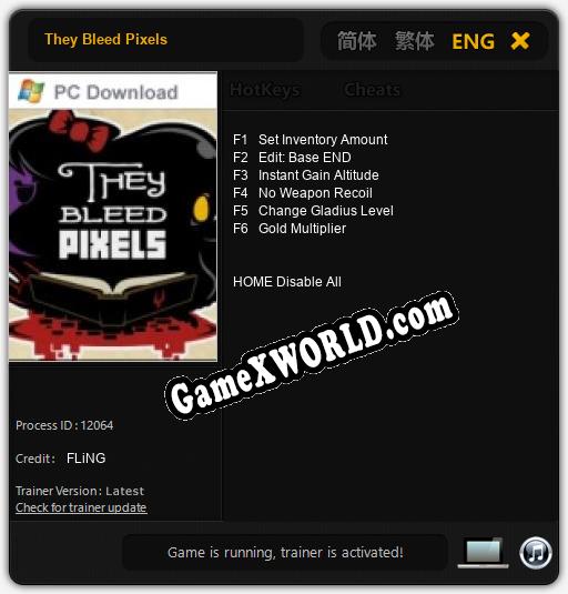 Трейнер для They Bleed Pixels [v1.0.9]