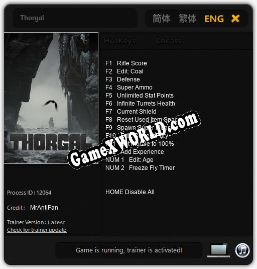 Thorgal: Трейнер +14 [v1.2]