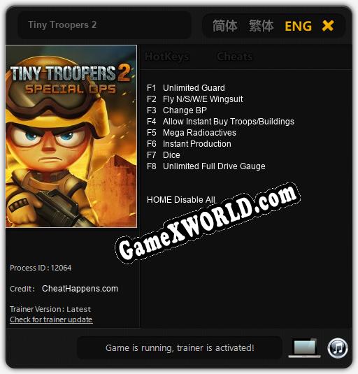 Tiny Troopers 2: ТРЕЙНЕР И ЧИТЫ (V1.0.72)