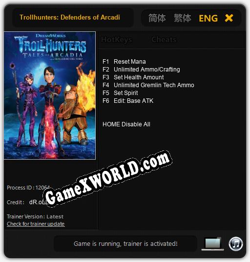 Trollhunters: Defenders of Arcadia: ТРЕЙНЕР И ЧИТЫ (V1.0.11)