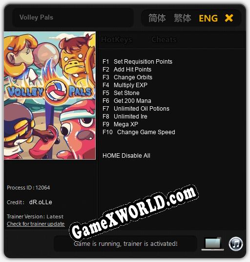 Трейнер для Volley Pals [v1.0.9]