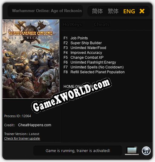 Warhammer Online: Age of Reckoning: Читы, Трейнер +8 [CheatHappens.com]