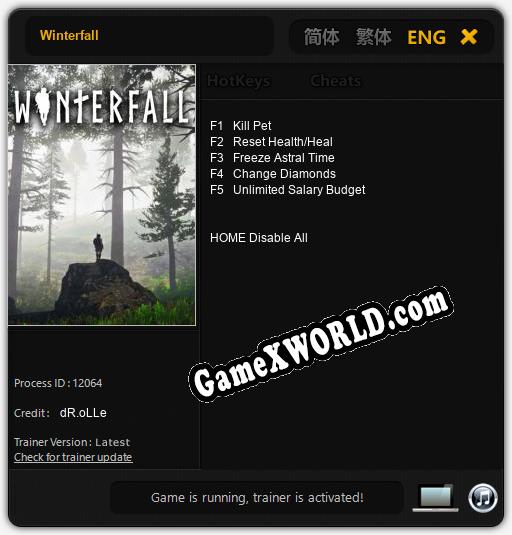 Winterfall: Читы, Трейнер +5 [dR.oLLe]