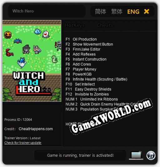 Witch Hero: Трейнер +15 [v1.3]